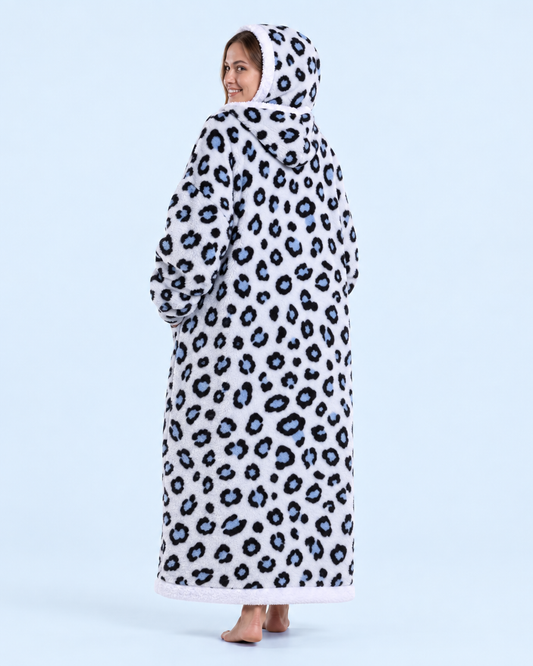 Cuddle Cloud Sherpa Hoodie - Snow Queen, Long