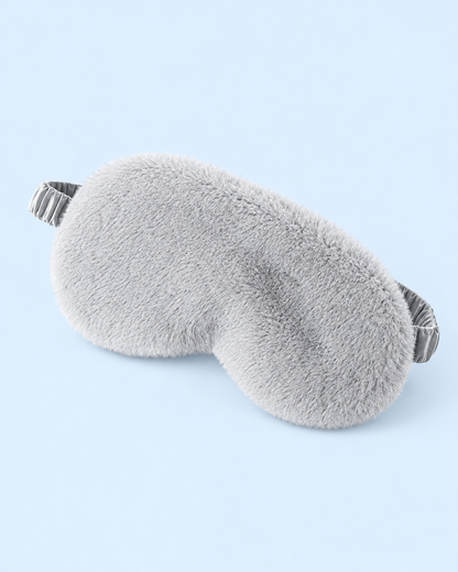 Cuddle Cloud Plush Sleep Mask - Gray