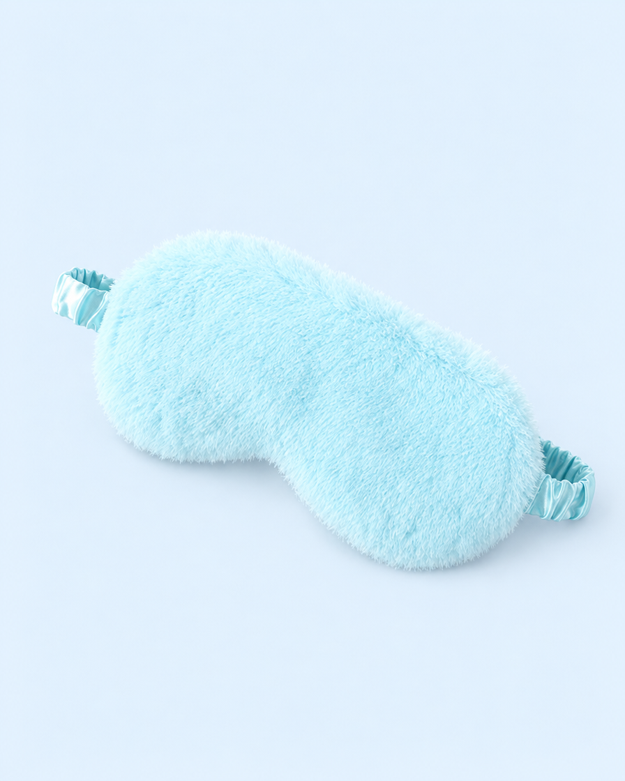 Cuddle Cloud Plush Sleep Mask - Sky Blue