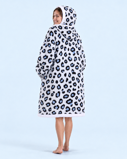 Cuddle Cloud Sherpa Hoodie - Snow Queen, Short